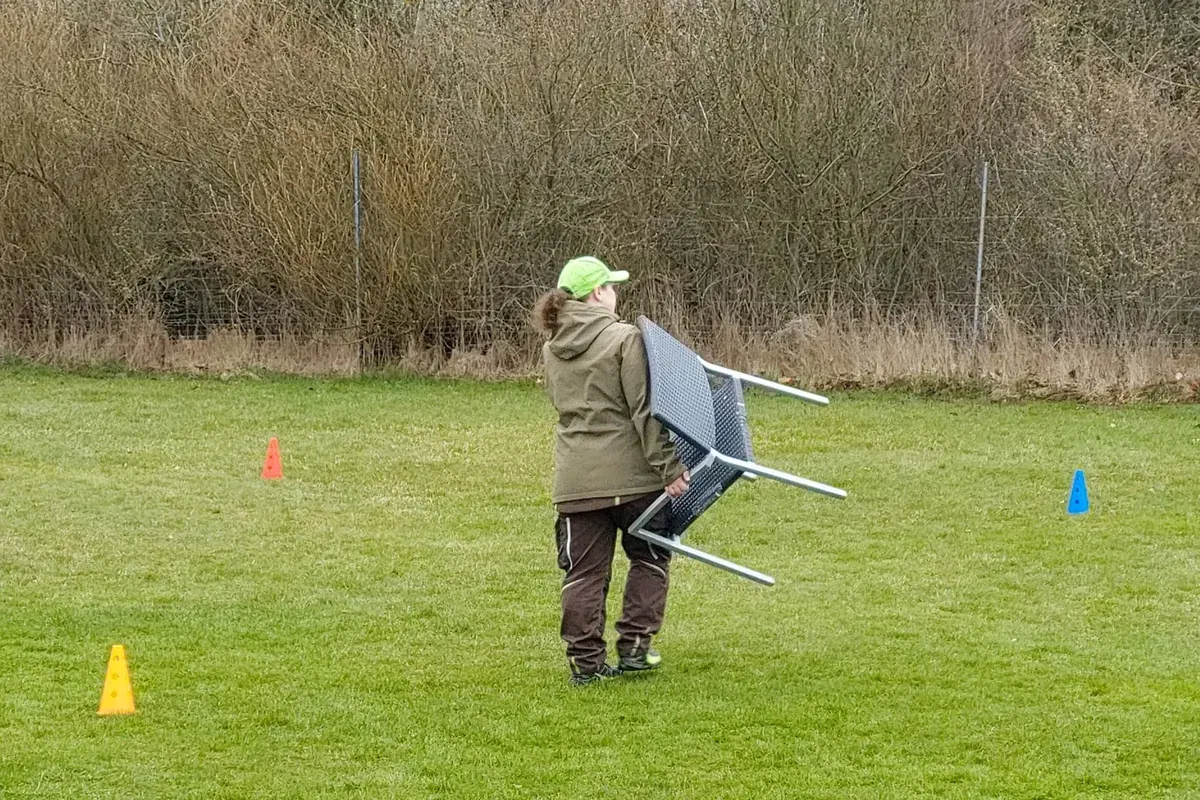 Vorbereitungen für das Hundetraining und Vereinsleben in Hof